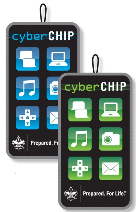 cyber chip blue card printable